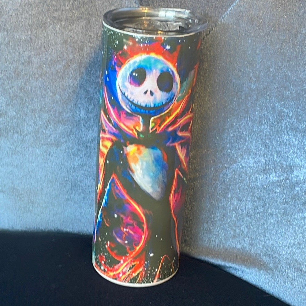 20 ounce skinny nightmare before Christmas Tumbler